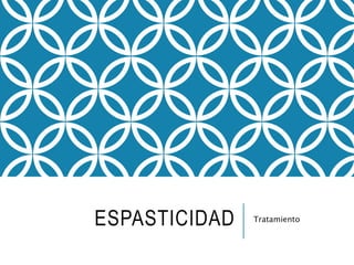 ESPASTICIDAD Tratamiento
 