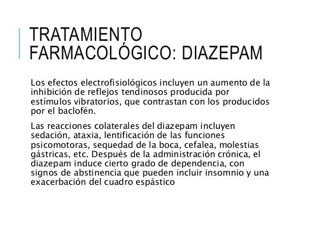 El diazepam y sus mil efectos secundarios
