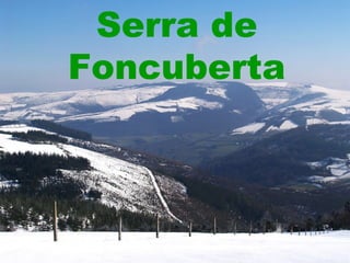Serra de
Foncuberta
 