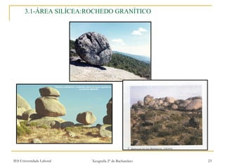 3.1-ÁREA SILÍCEA:ROCHEDO GRANÍTICO 