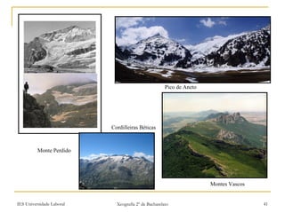 Monte Perdido Pico de Aneto Montes Vascos Cordilleiras Béticas 