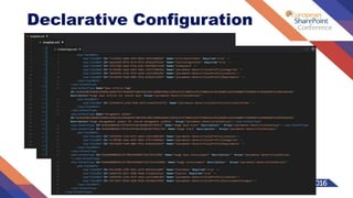 Declarative Configuration
 