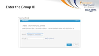 Enter the Group ID
 