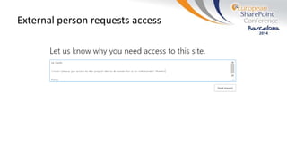 External person requests access
 