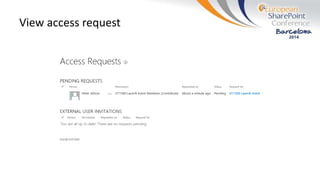 View access request
 