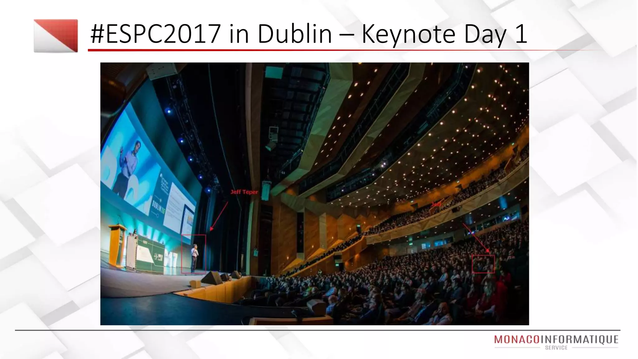 #ESPC2017 in Dublin – Keynote Day 1
 