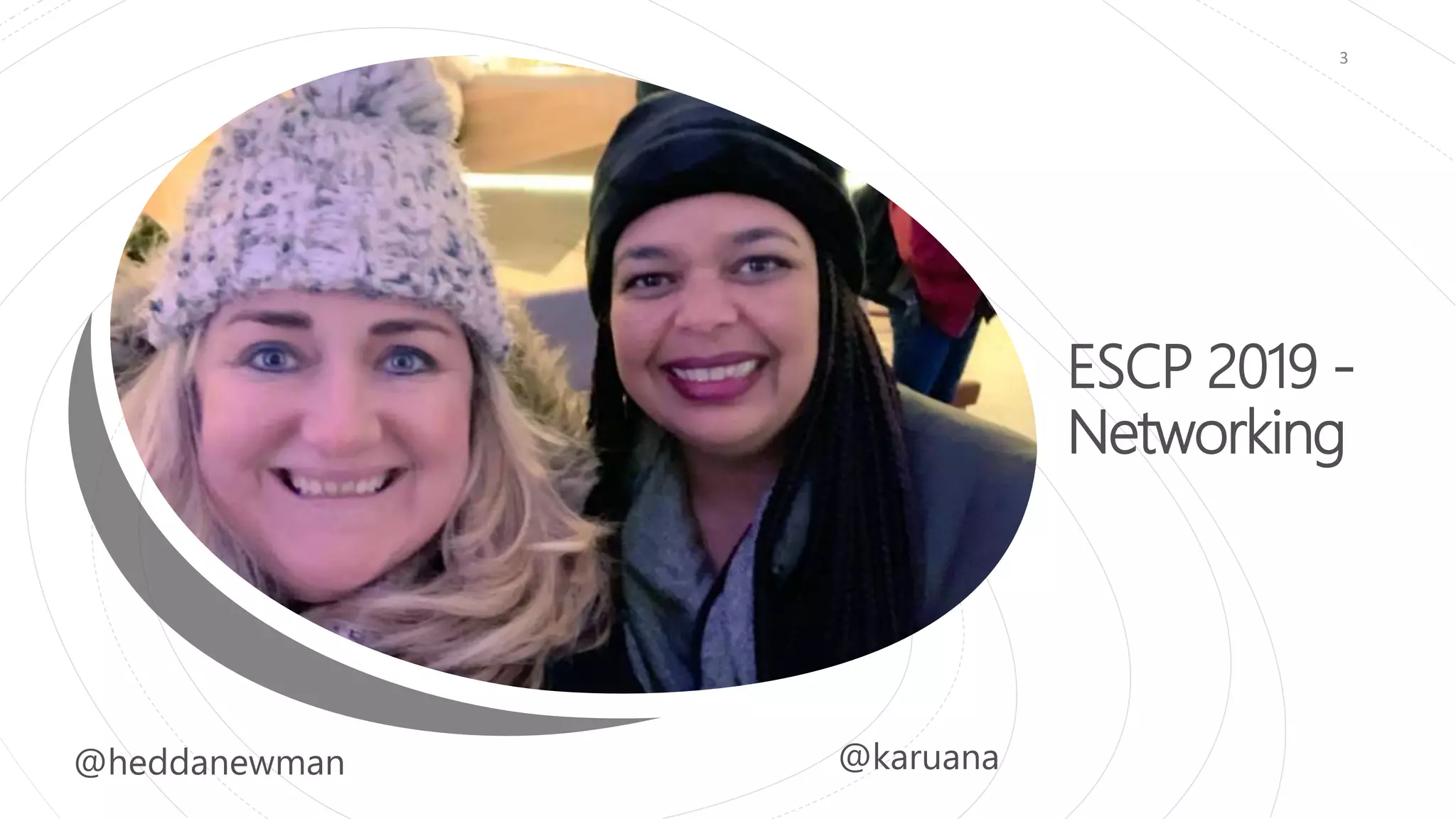 ESCP 2019 -
Networking
3
 