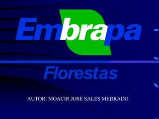Florestas
AUTOR: MOACIR JOSÉ SALES MEDRADO
 