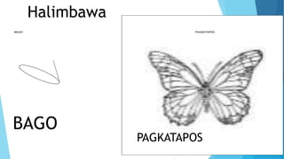 BAGO PAGKATAPOS
Halimbawa
PAGKATAPOS
BAGO
 