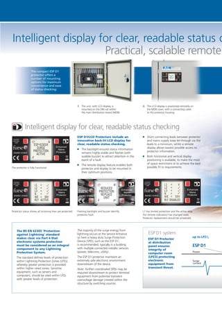 ESP D1 Series - Enhanced mains power protectors | PDF