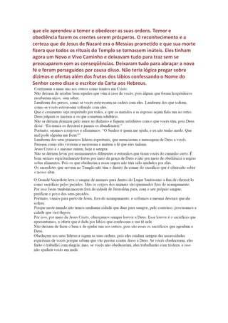 Depois da destruição do Templo os sacerdotes passaram a trabalhar para
se sustentarem. Isso é: os que sobreviveram, pois foram massacrados
pelos romanos, como aconteceu também na época de Jeremias. Já não
fazia sentido receber dízimos sem o Templo para oferecer sacrifícios. A
destruição do Templo foi um grande choque para os judeus. Cobrar
dízimos na Igreja seria uma ofensa para os judeus que lamentavam a
destruição da cidade de Jerusalém e de seu querido Templo. No Novo
Pacto os dízimos não faziam o menor sentido por isso não temos
informações de dízimos nos primeiros quatro séculos da Igreja.
Mas a igreja católica vendeu a idéia de um sacerdócio e também de reis
ungidos para estabelecer a vontade de Deus na Terra. Deus não se
agradou do sacerdócio Levítico e o substituiu pelo o de Cristo. Muito
menos do sacerdócio católico, pois foi preciso que muitos servos de Deus
sacrificar suas vidas para que o povo pudesse ter o direito de servir a
Deus em espírito e em verdade. O Senhor Jesus mostrou o tipo correto
 