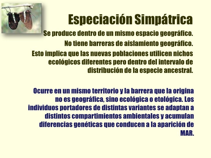Especiacion
