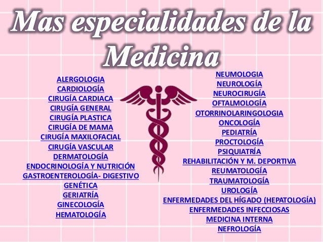 Especialidades medicina