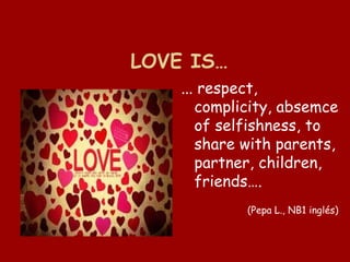 Especial San Valentin en la EOI de Córdoba