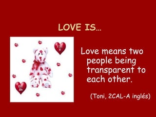 Especial San Valentin en la EOI de Córdoba