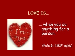 Especial San Valentin en la EOI de Córdoba