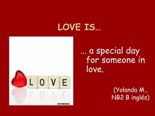 Especial San Valentin en la EOI de Córdoba