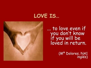 Especial San Valentin en la EOI de Córdoba