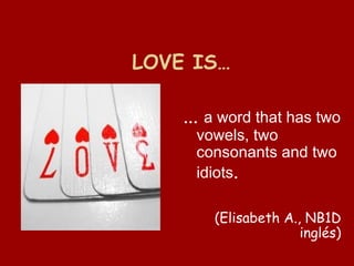 Especial San Valentin en la EOI de Córdoba