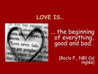 Especial San Valentin en la EOI de Córdoba