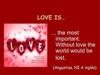 Especial San Valentin en la EOI de Córdoba