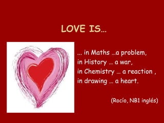 Especial San Valentin en la EOI de Córdoba