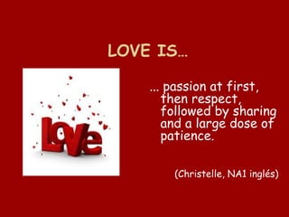 Especial San Valentin en la EOI de Córdoba