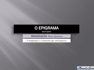 O epigrama | PDF