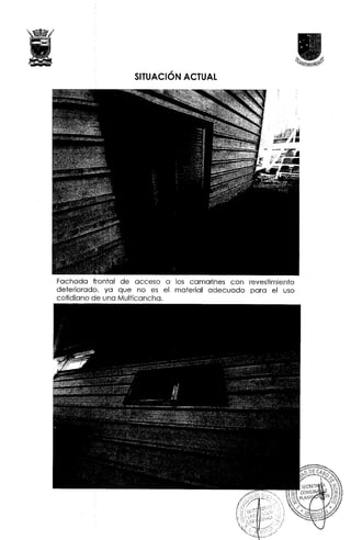 Especificaciones tecnicas multicancha techada