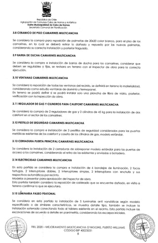 Especificaciones tecnicas multicancha techada