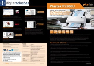 Especificação scanner de produção ps506 u