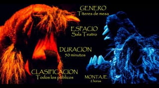 DOSSIER ESPECTÁCULOS