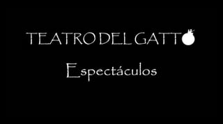 DOSSIER ESPECTÁCULOS