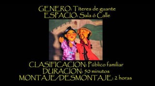 DOSSIER ESPECTÁCULOS