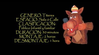 DOSSIER ESPECTÁCULOS