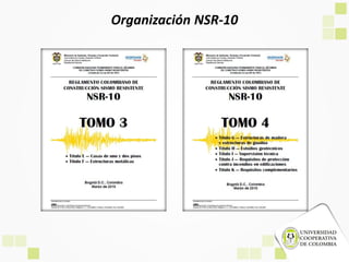 Organización NSR-10
 