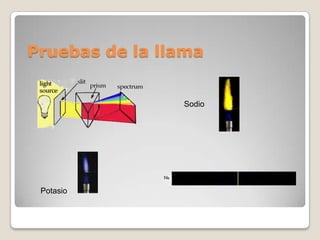 Pruebas de la llama


                Sodio




 Potasio
 