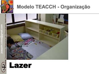 joaquim.coloa@gmail.com
Lazer
Modelo TEACCH - Organização
 