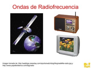 Ondas de Radiofrecuencia




Imagen tomada de: http://weblogs.newsday.com/sports/watchdog/blog/satellite-radio.jpg y
http://www.papelenblanco.com/tag/radio
 