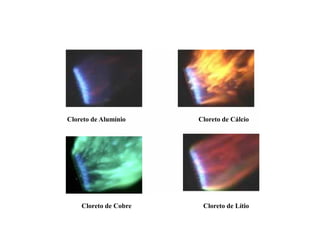 Cloreto de Alumínio    Cloreto de Cálcio




    Cloreto de Cobre    Cloreto de Lítio
 