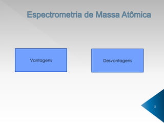 5
DesvantagensVantagens
 