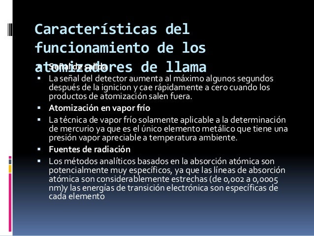Espectroscopia de absorcion atomica