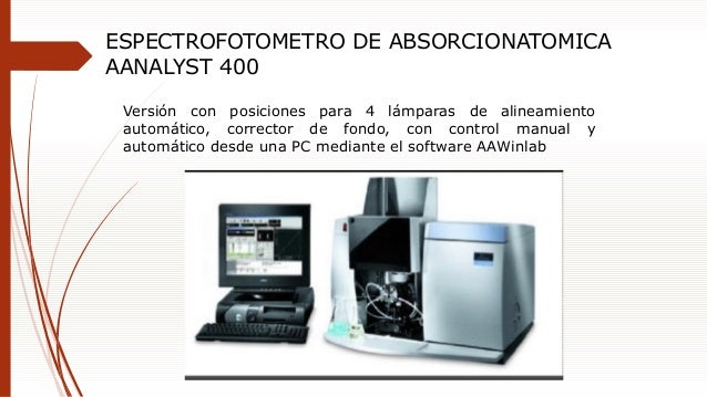 Espectroscopia de absorcion atomica parte 1 julio 20 de 2016
