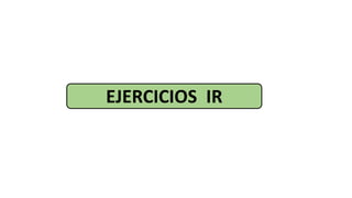 EJERCICIOS IR
 