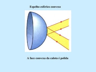 Espelho esférico convexo

A face convexa da calota é polida

 