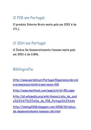 Esperança de vida em portugal soraia simoes | DOCX