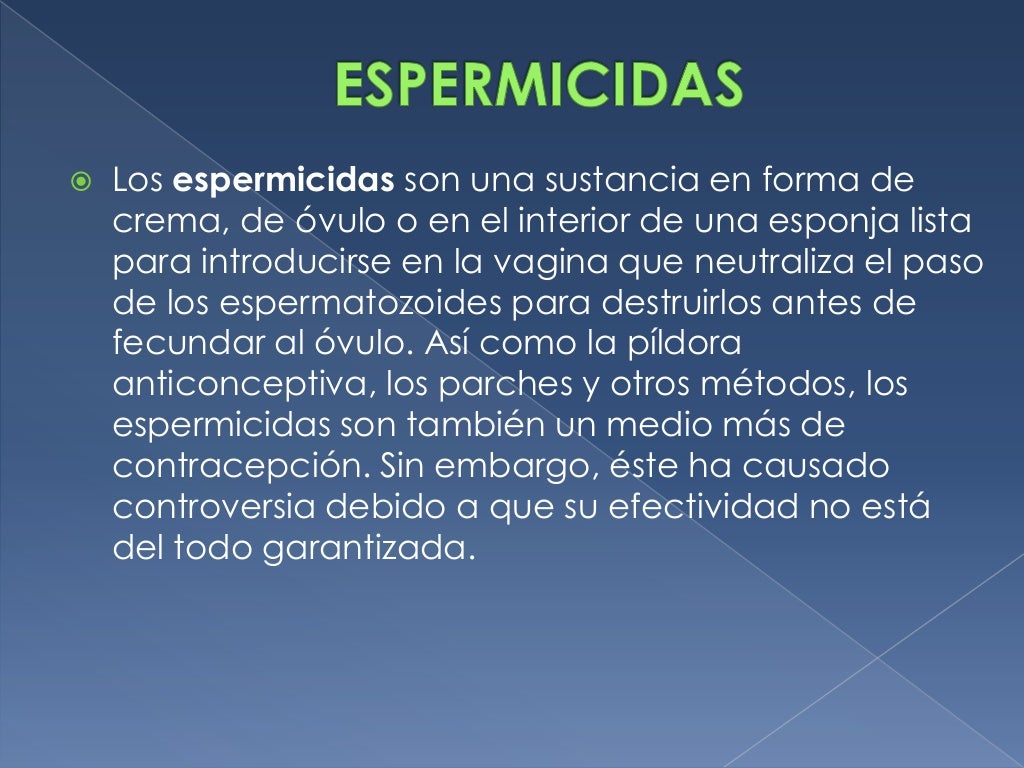 Espermicidas