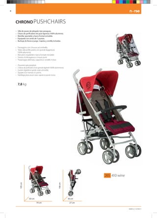 Catálogo de Nurse puericultura. sillas para Bebe