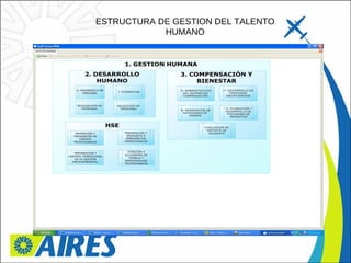 ESTRUCTURA DE GESTION DEL TALENTO HUMANO 