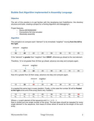 Bubble Sort Algorithm - GATE CSE Notes